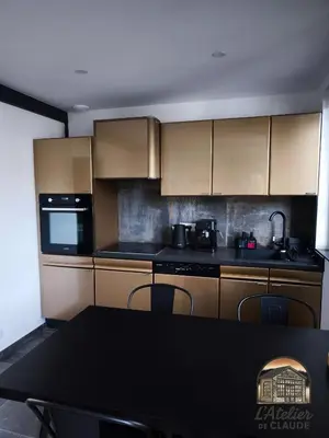 Cuisine ou kitchenette dans l'établissement L'Atelier de Claude