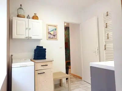 Cuisine ou kitchenette dans l'établissement La Filature