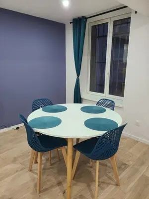 Coin salon dans l'établissement Celeste - Mulhouse Proche Centre