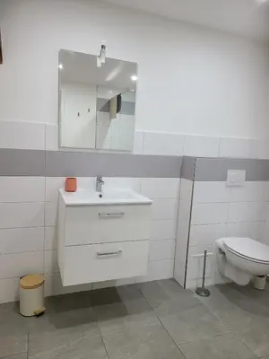 Salle de bains dans l'établissement Malbec - Mulhouse proche centre