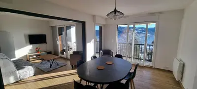 Plan de l'établissement Vue lac, superbe appart chaleureux & reposant