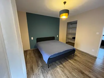 Un ou plusieurs lits dans un hébergement de l'établissement Bright F4 apartment close to everything