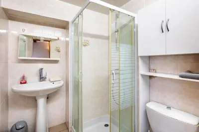 Salle de bains dans l'établissement Grande maison familiale à Kaysersberg-Vignoble