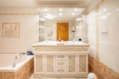 Salle de bains dans l'établissement Grande maison familiale à Kaysersberg-Vignoble