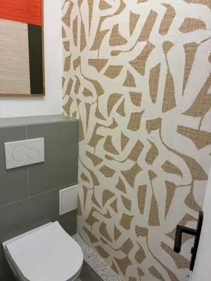 Salle de bains dans l'établissement Chez nous Mulhouse - Hyper Centre - Parking - Balcon - Netflix