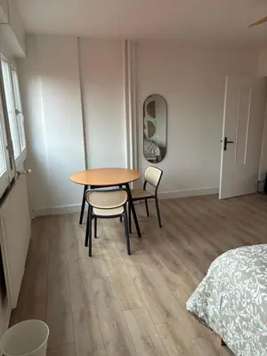Un ou plusieurs lits dans un hébergement de l'établissement Chez nous Mulhouse - Hyper Centre - Parking - Balcon - Netflix