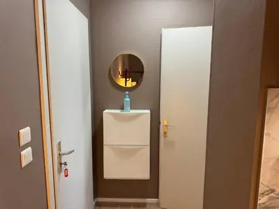 Salle de bains dans l'établissement Studio Mulhouse