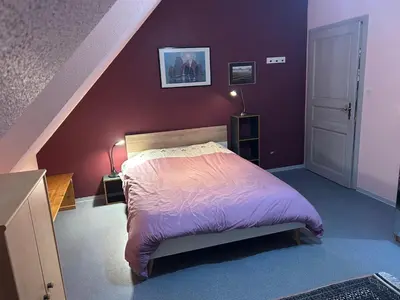 Un ou plusieurs lits dans un hébergement de l'établissement Chez Corinne et Michel