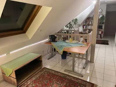 Coin salon dans l'établissement Chez Corinne et Michel