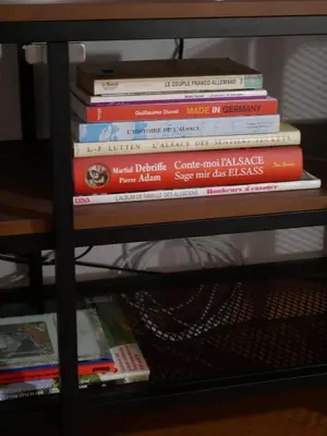 Bibliothèque dans l'appartement