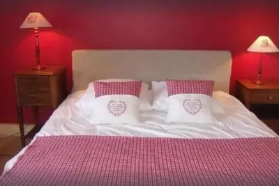 Un ou plusieurs lits dans un hébergement de l'établissement ChezMamama grande maison