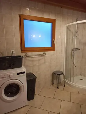 Salle de bains dans l'établissement Chalet tout confort 1-7 personnes