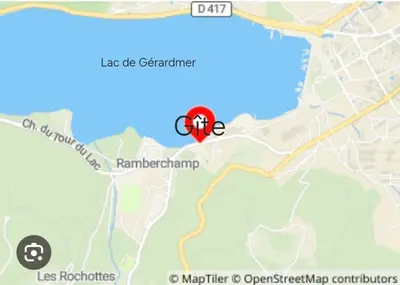 Plan de l'établissement Beautiful lakeside cottage with panoramic views