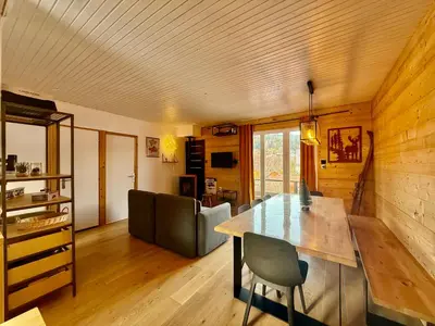 Télévision ou salle de divertissement dans l'établissement Chalet Altitude Evasion, au cœur des Vosges