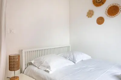 Un ou plusieurs lits dans un hébergement de l'établissement Nouveau - Le Cigogneau - Colmar centre - Ascenseur