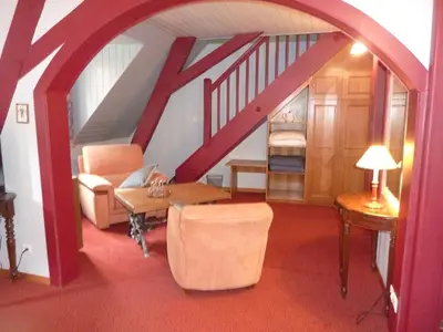 Coin salon dans l'établissement Chez Norbert