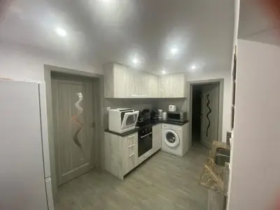 Cuisine ou kitchenette dans l'établissement Au refuge de David et Leah