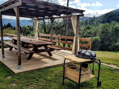 Paysage naturel près de la maison de vacances