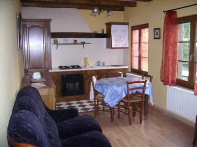 Cuisine ou kitchenette dans l'établissement Holiday Home Gite Sonneblüem un Pfefferminz by Interhome