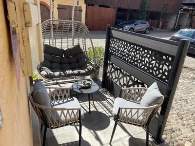 Plan de l'établissement Studio 3 étoiles avec grand JACUZZI PRIVÉ