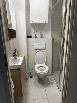 Salle de bains dans l'établissement Bel appartement calme