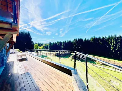 Balcon ou terrasse dans l'établissement La lisière romantique