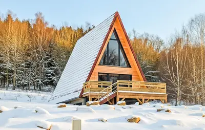L'établissement Confortable Chalet Moderne en hiver
