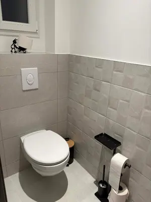 Salle de bains dans l'établissement Crocvacances