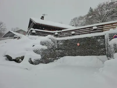 L'établissement Chalet Rosalie en hiver