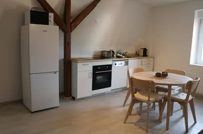 Cuisine ou kitchenette dans l'établissement L'illwald II