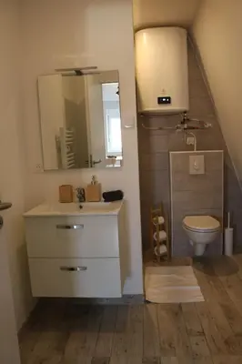 Salle de bains dans l'établissement L'illwald II