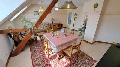 Coin salon dans l'établissement Au cœur de l'Alsace
