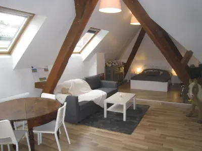 Coin salon dans l'établissement Chambres Privatives Chez l'Habitant