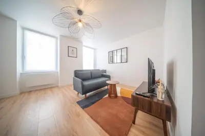 Coin salon dans l'établissement Saint Fiacre 1er Etage 3 Pers Proche Gare