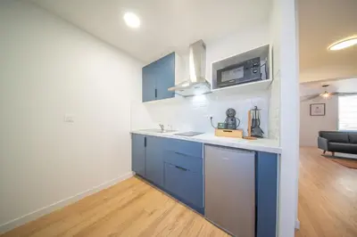 Cuisine ou kitchenette dans l'établissement Saint Fiacre 1er Etage 3 Pers Proche Gare