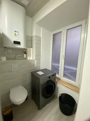 Salle de bains dans l'établissement Bright and spacious apartment, Belfort center