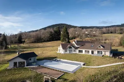 Paysage naturel près de la maison de vacances