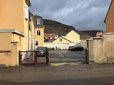 Vue générale sur la montagne ou vue sur la montagne depuis l'appartement
