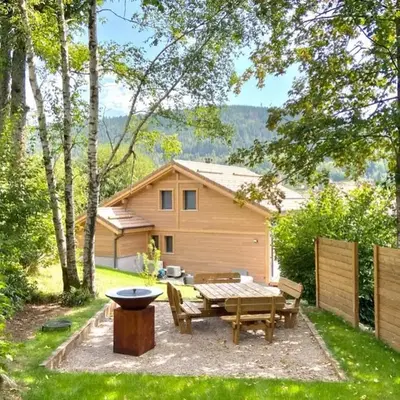 Chalet Les Roitelets 5 étoiles avec jacuzzi sauna