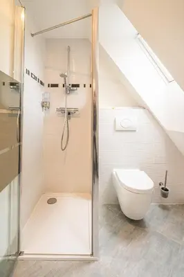 Salle de bains dans l'établissement Au nid d'Alsace - SPA et sauna privé