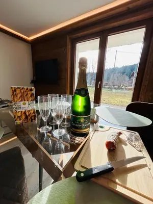 Boissons dans l'établissement le Jardin du lac Appartement Cosy au calme