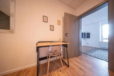 Télévision ou salle de divertissement dans l'établissement Le Bateau d'Alma Chic apartment for 6 people