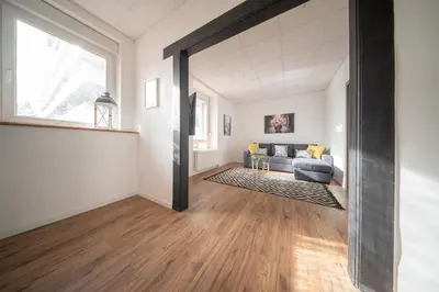 Un ou plusieurs lits dans un hébergement de l'établissement Le Bateau d'Alma Chic apartment for 6 people