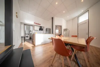 Coin salon dans l'établissement Le Bateau d'Alma Chic apartment for 6 people