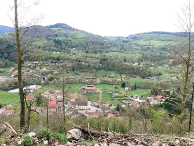 Paysage naturel près de la maison de vacances
