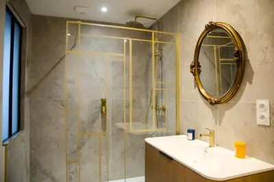 Salle de bains dans l'établissement La Maison des Maraichers