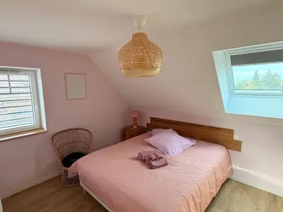 Un ou plusieurs lits dans un hébergement de l'établissement La Maison des Maraichers