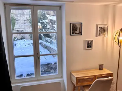 Plan de l'établissement Montbel'appart Le Duplex avec Jardin et Terrasse