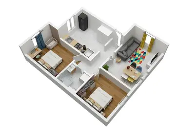 Plan de l'établissement 5 mins to Basel - Private Parking Space - Fully Renovated