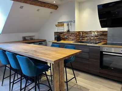 Cuisine ou kitchenette dans l'établissement Hyper centre 6 pers 2 chambres 2 salle de bain